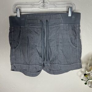 Athleta Creston Linen Pull On Shirts With Drawstring 4